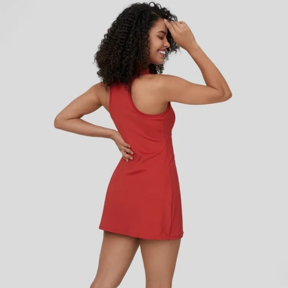 NWT $45 Halara Zipper Racerback Split Side Pocket 2-Piece Mini Dress Size S - Picture 8 of 12